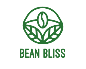 Organic Coffee Bean logo design