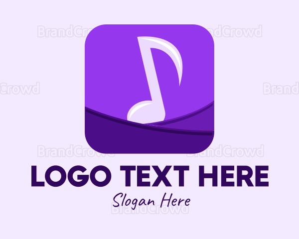 Purple Music App Logo