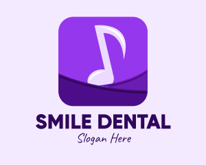Playlist - Purple Music App logo design