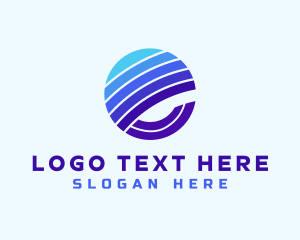 Internet - Modern Business Letter E logo design