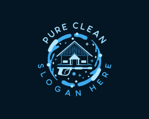 Sanitize - Water Pressure Sanitation logo design