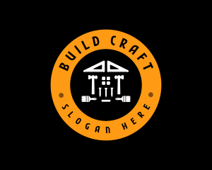 Construction Hardware Build logo design