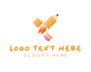 Rocket Pencil Tutor Logo