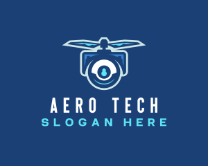 Flying Tech Drone logo design