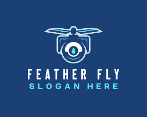 Flying Tech Drone logo design