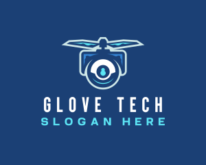 Flying Tech Drone logo design