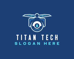 Flying Tech Drone logo design