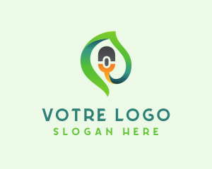 Green Online Computer Mouse logo design