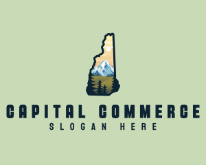 New Hampshire Mountain logo design