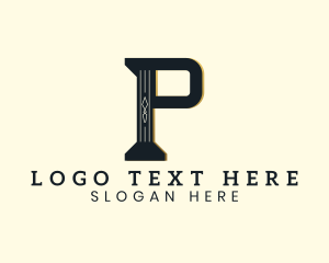 Blogger - Cafe Restaurant Hotel Letter P logo design