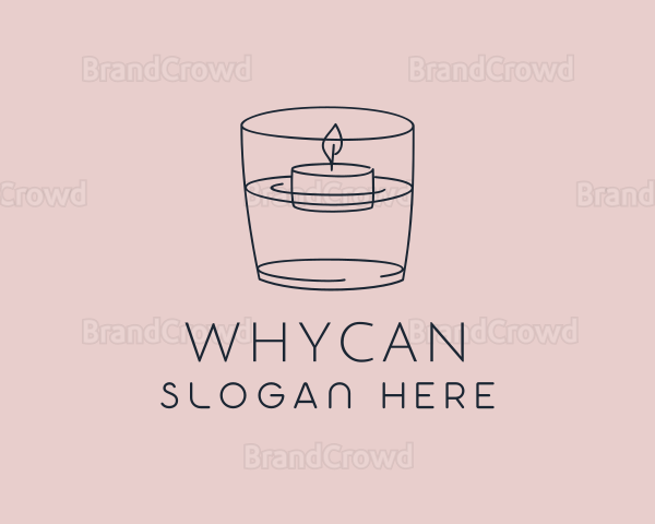 Tea Light Candle Decor Logo