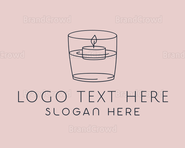 Tea Light Candle Decor Logo