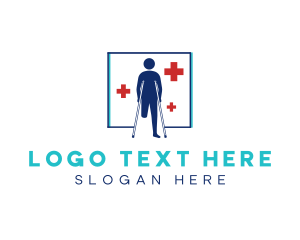 Recovery - Human Patient Disability logo design
