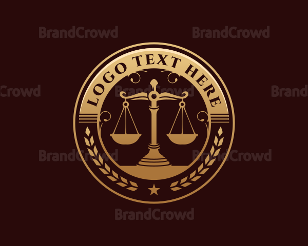Justice Legal Scales Logo