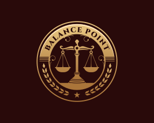 Justice Legal Scales logo design