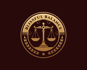 Justice Legal Scales logo design