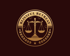 Judicial - Justice Legal Scales logo design