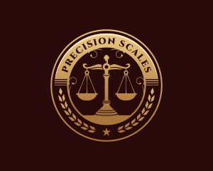 Scales - Justice Legal Scales logo design