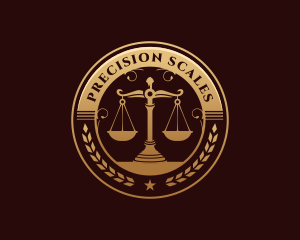 Justice Legal Scales logo design