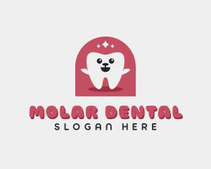 Molar - Dental Tooth Clinic logo design