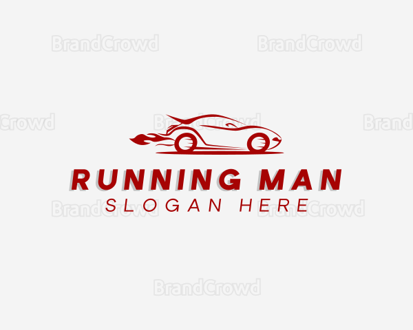 Fast Car Driving Logo