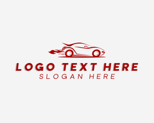 Speed - Fast Car Driving logo design
