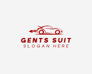 Fast Car Driving Logo