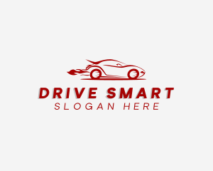 Fast Car Driving logo design