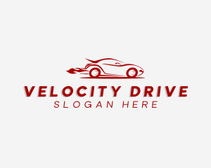 Drive - Fast Car Driving logo design