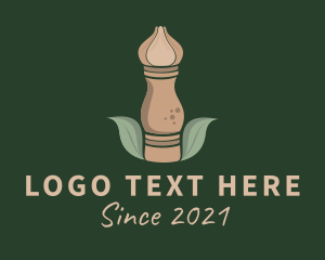 Taste - Leaf Pepper Mill logo design