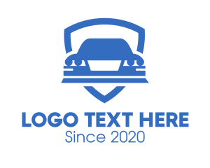 Transportation - Car Sedan Shield logo design