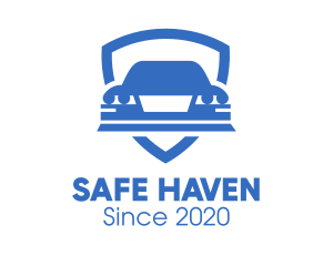 Car Sedan Shield logo design