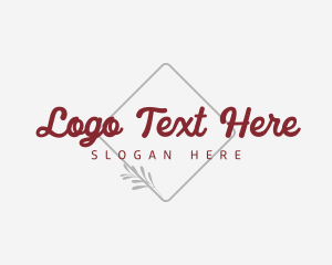 Lifestyle - Elegant Retro Brand logo design