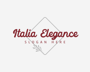 Elegant Retro Brand logo design