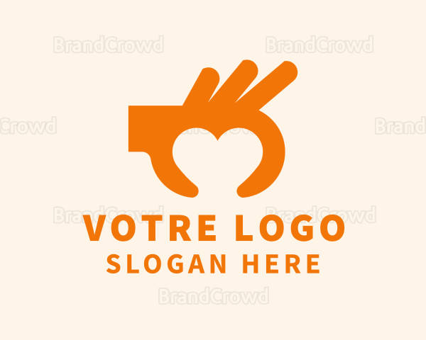 Caregiver Support Hand Logo