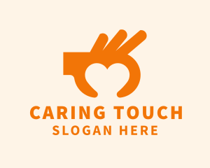 Caregiver - Caregiver Support Hand logo design