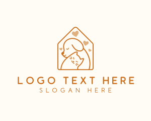 Hound - Pet Dog Cat Shelter logo design