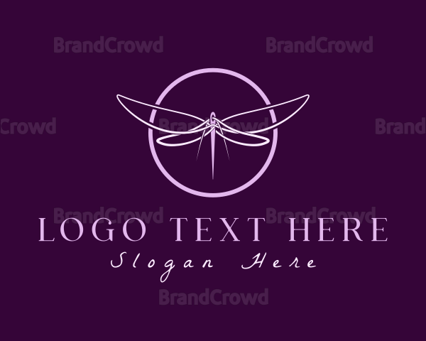Needle Thread Dragonfly Logo