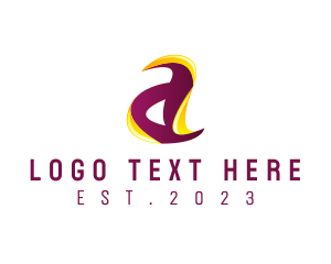 Letter Co - Advertising Creative Letter A logo design