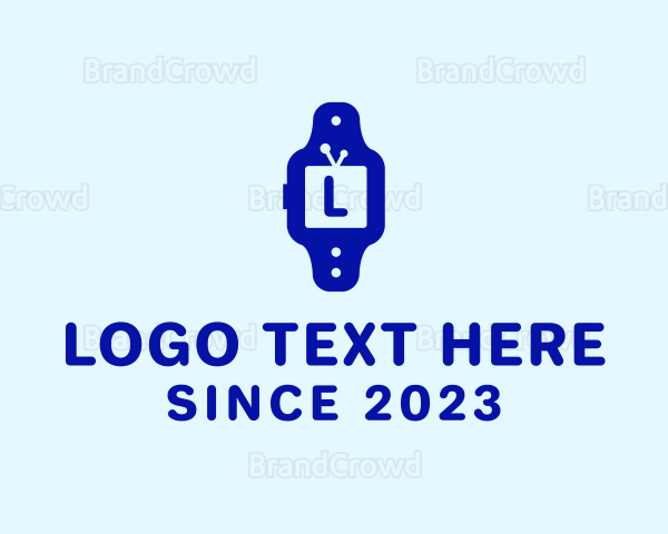 Digital Smart Watch Logo