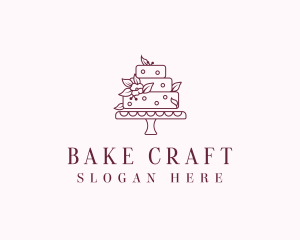 Floral Cake Patisserie logo design