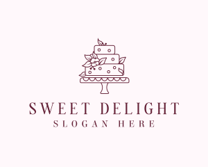 Floral Cake Patisserie logo design