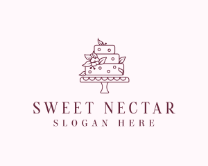 Floral Cake Patisserie logo design