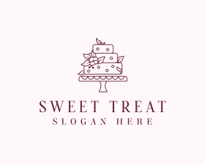 Floral Cake Patisserie logo design