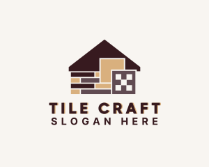 House Floor Tiling  logo design