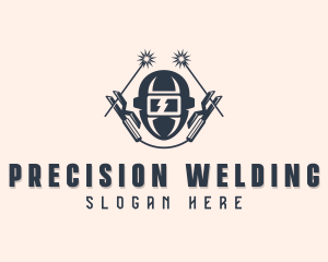 Steelworks Weld Welding logo design