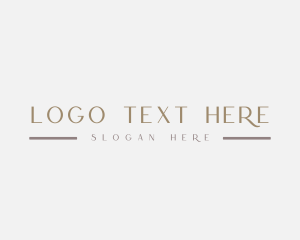 Classic - Elegant Simple Business logo design