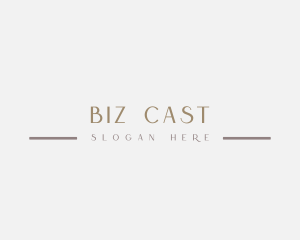 Classic - Elegant Simple Business logo design