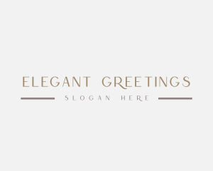 Elegant Simple Business logo design