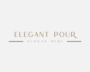 Elegant Simple Business logo design